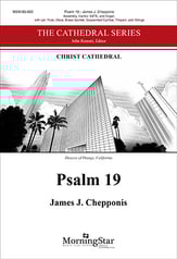 Psalm 19 SATB choral sheet music cover